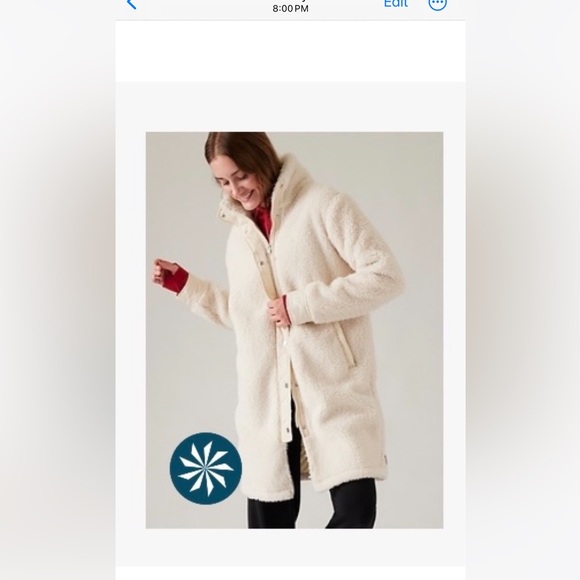 Athleta XL Women’s Cozy Day Hybrid Coat - Picture 4 of 13